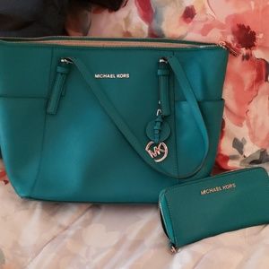 Michael Kors purse and wallet